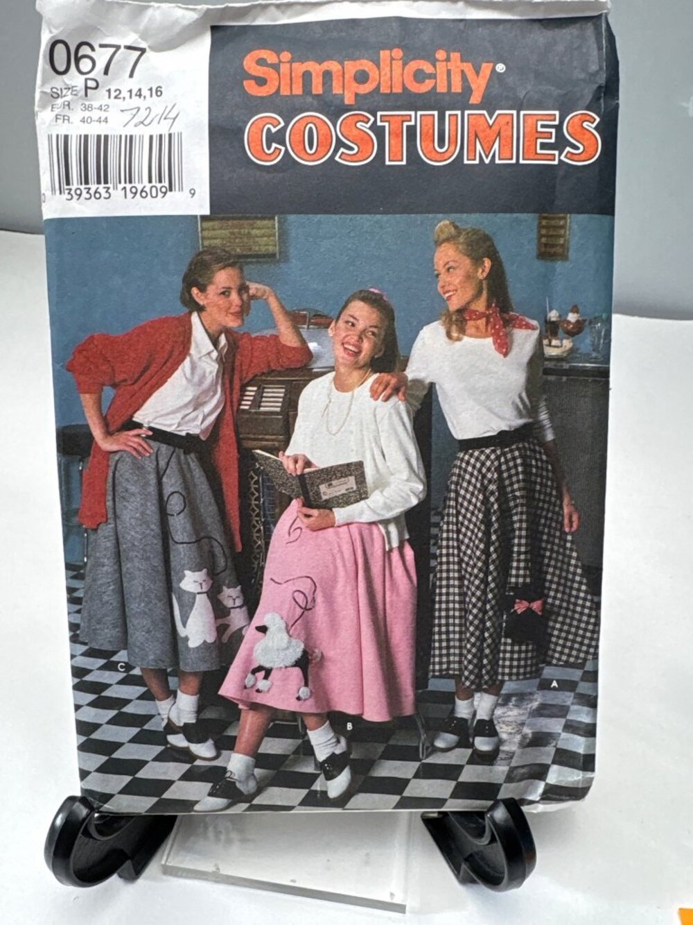 Simplicity Costumes Misses Circle Skirt Pattern Size 12 14 16 Uncut 0677